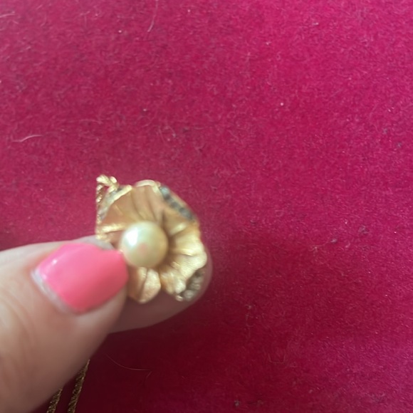 Vintage Christian Dior gold & pearl necklace - Picture 5 of 7